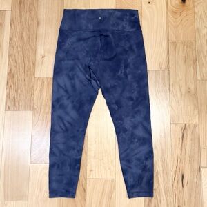 LIKE NEW Lululemon Women’s Wunder Train High-Rise Tight 25" *Diamond Dye